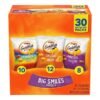 Goldfish Crackers Big Smiles Variety Pack with Cheddar. Colors. and Pretzels. Snack Packs. 30 Ct
