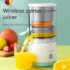 Wireless portable juicer,high juice yield, no residue, no waste.Fruit only needs to be cut in half,no need to peel, convenient and fast!!